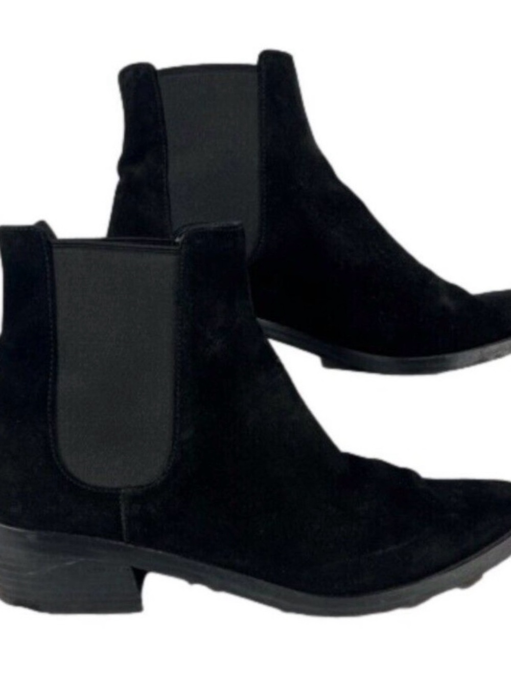 Michael Kors Lottie Black Soft Genuine Suede Ankle Boots / 9